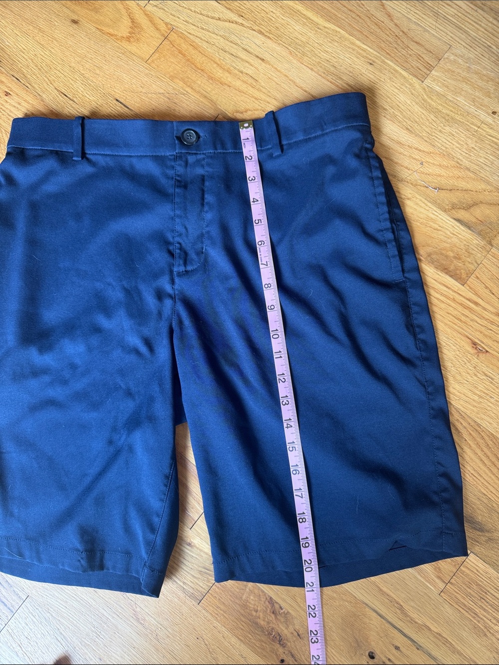 Nike Golf Dri-FIT Navy Blue Performance Flat Front Shorts Size 33 - Picture 6 of 6